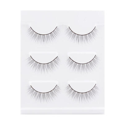 

3pairs 12cm Intersect False Eyelashes Handmade Eyelash Extensions Tools