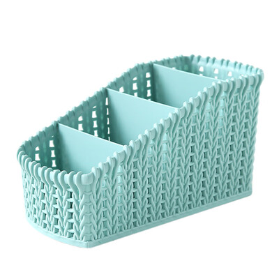 

Gobestart 1PC Office Plastic Storage Box Desktop Finishing Box Cosmetics Debris Case
