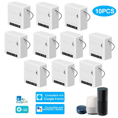 

SONOFF MINI DIY Two Way Smart Switch Small Body Remote Control WiFi Switch Support An External Switch Work With Google HomeNest I
