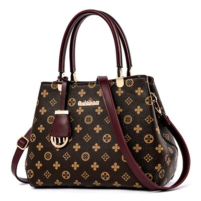 

Female bag 2019 new ladies handbag personality Korean version of the wild flower material shoulder Messenger bag female one generation