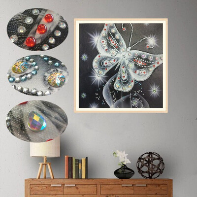 

Siaonvr Special Shaped Diamond Painting DIY 5D Partial Drill Cross Stitch Kits Crystal R