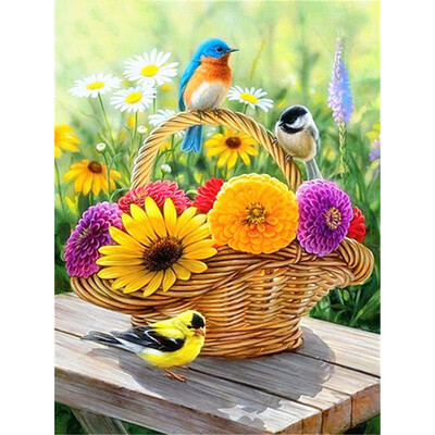 

5D Diamond Painting Full Square Flower And Bird Embroidery Sale Picture Rhinestone Diamond Mosaic Home Decor Drop Ship