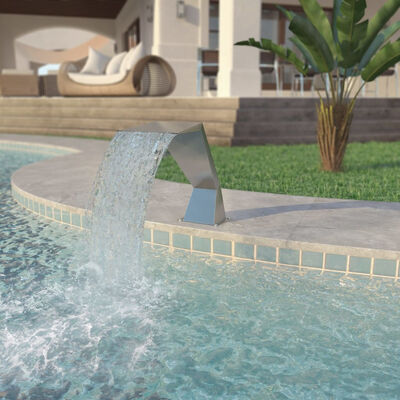 

Pool Fountain Stainless Steel 252"x118"x205" Silver