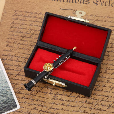 

Greensen Oboe Shape Design Mini Pin Brooch Musical Instrument Craft Clothing Decoration Gift