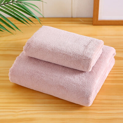 

SIMANYA High density coral velvet bath towel soft 12442