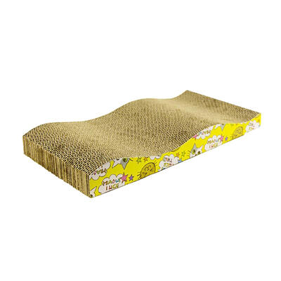 

Pet Cat Scratch Board Wave Paper Pad Scratcher Bed Mat Claws Care Cat Toys