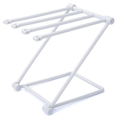 

Kitchen Foldable Towel Bar Bottle Drying Rack Holder 4-Bars Arms Bath Towel Clothes Hanger Towel Rack for Bathroom