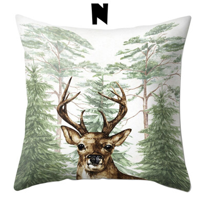 

Tailored Cotton Linen Christmas Pillow Case Sofa Car Throw Cushion Cover Home Decor