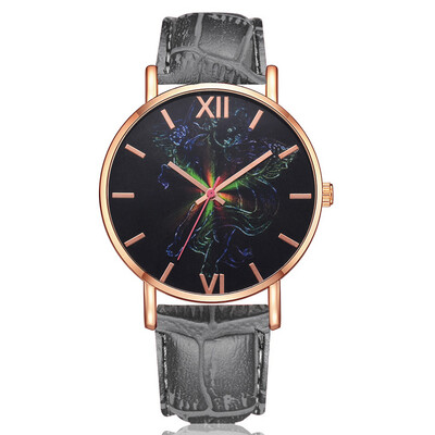 

Exquisite Women Watches Simple Scale Dial Ladies Quartz WristwatchSport Leathere Strap Clock Fashion Dress Zegarki Damskie50