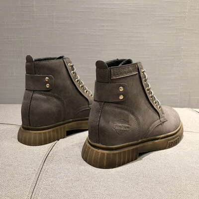 

British style martin boots female Korean fashion Joker retro short boots female locomotive high boots