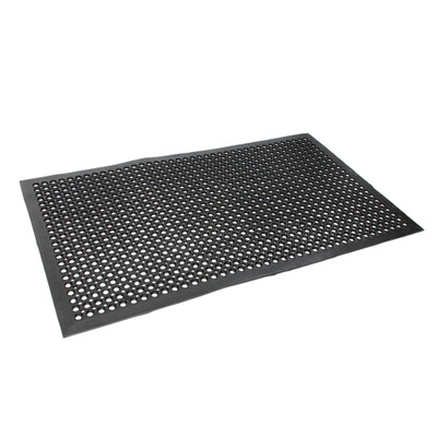 

Multi-functional Bar Kitchen Anti-fatigue Drainage Rubber Non-slip Hexagonal Mat 15090cm
