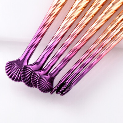 

〖Follure〗7pcs Pro Makeup Brushes Set Foundation Powder Eyeshadow Eyeliner Lip Brush Tool