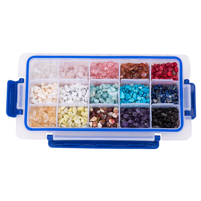 

PH PANDAHALL 1 Box Irregular Chip Gemstone Stone Beads