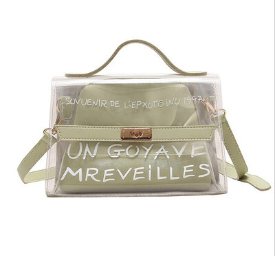 

2018 New Style Fashion Designer Large Womens Style PVC Messenger Patchwork Handbag Flap Ladies Hot