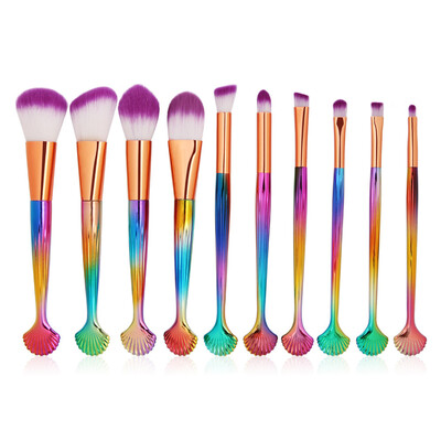 

〖Follure〗10pcs Cosmetic Makeup Brush Blusher Eye Shadow Brushes Set Kit