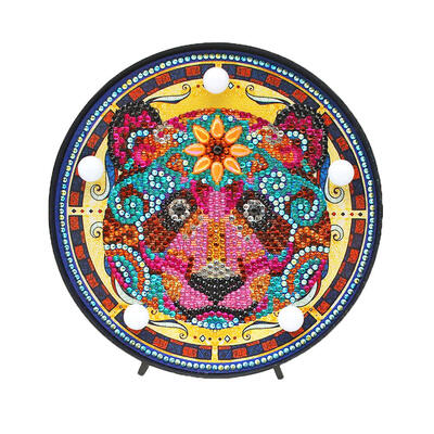

DIY Special-shaped Diamond Painting Light Bear Embroidery LED Night Lamp