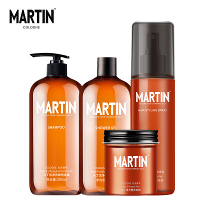 

Martin Martin Mens Shampoo Shower Gel Gel Spray Hair Wax Set Shampoo 260ml Shower Gel 260ml Spray 220ml Hair Wax 80g