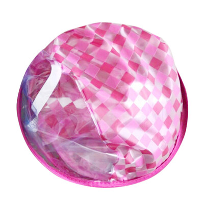 

Gobestart Foldable Cute Rain Coat UFO Adult Umbrella Hat Magical Hands Free Raincoat BU