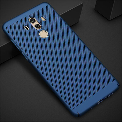 

Goowiiz Phone Case For Huawei Mate 1010 Pro10 LiteMaimang 6 Full Protection Slim Hard PC Breathable Grid Back Cover