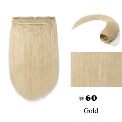 

100 Remy Clip in Hair Extensions Human Hair 34 Full Head 1 piece 5 clips Smooth Silky Straight for Women