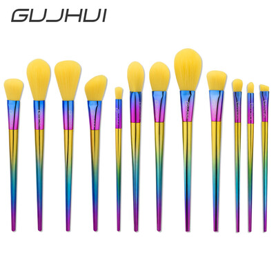 

〖Follure〗12Pcs Blending Pencil Foundation Eye Sshadow Makeup Brushes Eyeliner Brush
