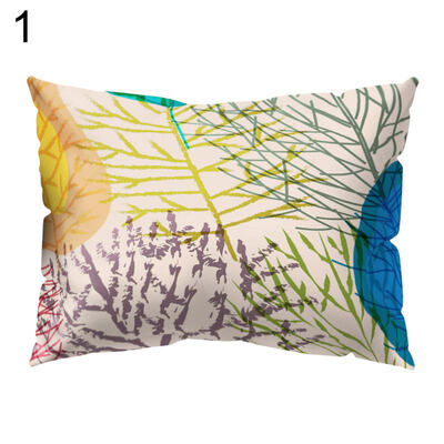 

Fresh Flower Tree Throw Pillow Protector Case Cushion Cover Sofa Bedding Article
