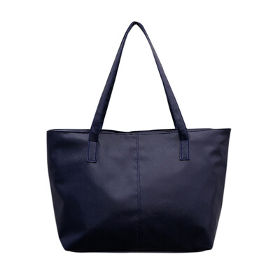 

Tailored Women Ladies Leather Shoulder Bag Celebrity Tote Purse Travel Bag Large Black
