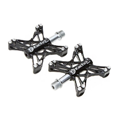 

2Pcs 3 Sealed Bearings CNC Steel Axle Magnesium MTB BMX Bicycle Platform Pedals 3 Colors