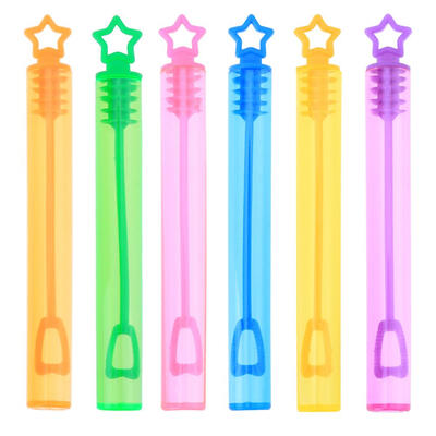 

6pcs Star Empty Bubble Soap Bottles Outdoor Bubble Blowing Maker Kids Toy
