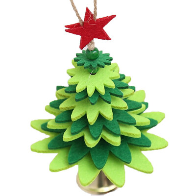 

Diy Christmas Tree Craft Festival Non-Woven Xmas Ornaments Christmas Decorations For Home