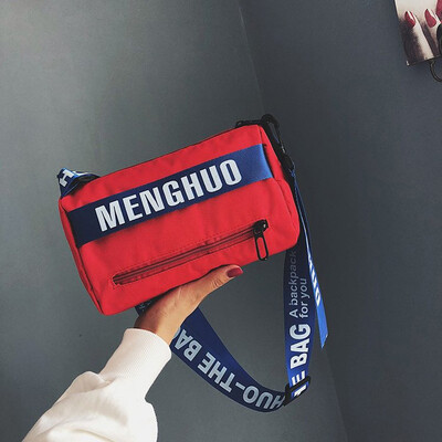 

Tailored Woman Summer Color Collision Shoulder Bags Ladies Trendy Hip Hop Letter Hand Bag