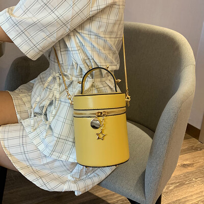 

Net red packet ocean bucket bag handbag 2019 new fashion handbag summer small fresh chain Messenger bag