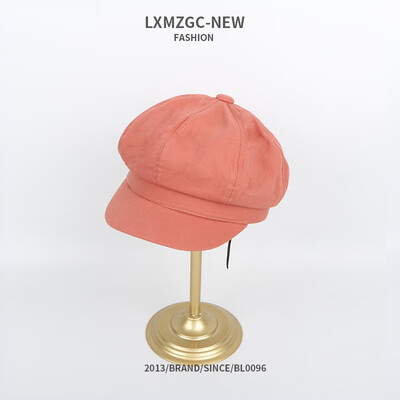 

Popular new hat Korean version candy color beret ins same duck tongue hat fashion 100 match solid color painter hat