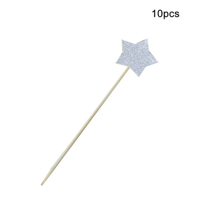 

10Pcs Star Shape Birthday Cupcake Topper Baby Shower Birthday Party Decor