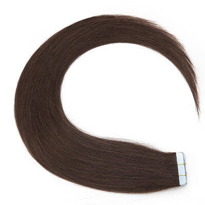 

Tape in Human Hair Extensions Highlight Balayage Long Straight Skin Weft Glue in Hairpieces Invisible Double Sided Tape