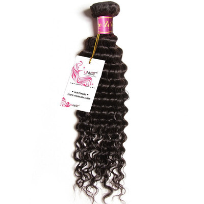 

UNice 8A Brazilian Deep Curly Virgin Human Hair Deep Wave 100g