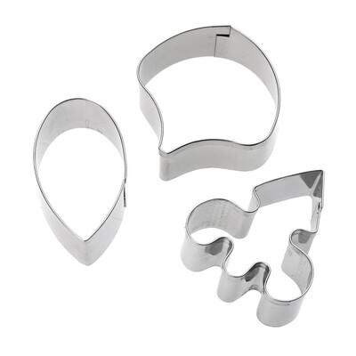 

3pcsset Butterfly Orchid Flower Petal Fondant Cake Mold Cutter Tools