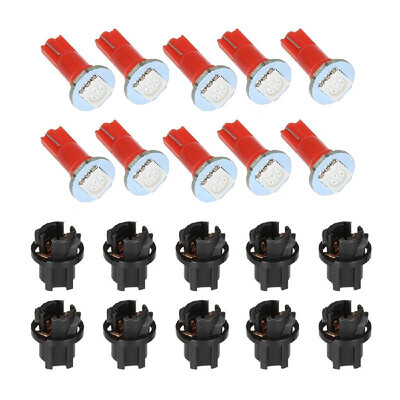 

12V Dashboard Light Bulb T5 LED 5050 SMD Instrument Panel Lamp Blue
