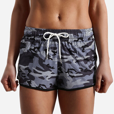 

Tailored Woman Fashion New Printing Comfortable Trend White Side Ladies Fitness Shorts