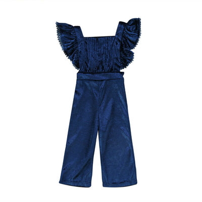 

Toddler Baby Girls Backless Bib Pants Romper Jumpsuit Outfit Clothes