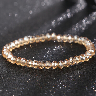 

Simple Fashion Crystal Beading Bracelet Cute Temperament Hand Chain Pair Jewellery Hot Gift