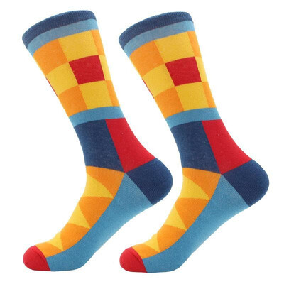 

Fashion Personality Colorful Cotton Socks Breathable Comfortable Middle Tube Socks Casual Socks One Size for Women&Men