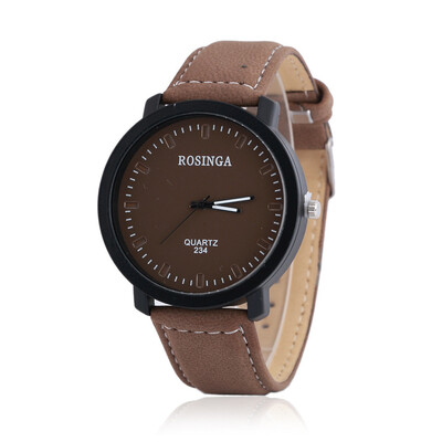 

Korean version of the big dial Harajuku style retro style simple female watch fashion belt tide male middle school stude