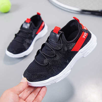

Baby Shoes Soft Bottom Baby Boys Girls Breathable Anti-Slip Letter Pattern Sneakers Soft Soled Walking Shoes 2-6T