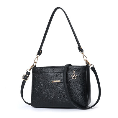 

2018 new Korean fashion trend handbags Messenger bag simple PU leather shoulder diagonal bag