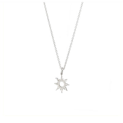 

Good Vibes Only Sun Pendant Necklace For Women Gift