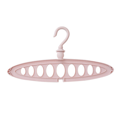 

Toponeto Plastic Clothes Hanger 9 Holes Towel Hook Closet Organizer Plastic Storage Rack