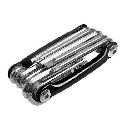 

11 in 1 Mini Multi Functional Bike Repair Tool Mini Folding Steel Bicycle Chain Breaker Splitter Screwdriver Spanner Multi-too
