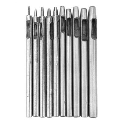 

Greensen 10pcs Leather Strap Watch Band Belt Eyelet Hole Punch Drilling Tool Hand Puncher