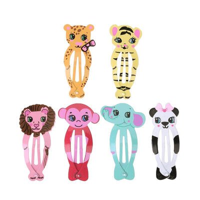 

6pcsSet Cute Animal Girls Hair Clip Hairpin Headwear Children Styling Tool